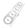 FONGKNOX 2 Pcs Stainless Steel Pasta Measurer with 4 Measuring