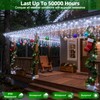 504 LED Christmas Lights with 112 Drops, 50ft 12 Modes