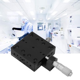 X-Micrometer, Manual Fine Tuning, Cross Rollers, Linear Tables, 60 x 60 mm, Aluminium Alloy Linear Table Micrometer