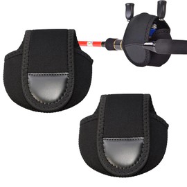 EsiFare Reel Cover Fishing Reel Cover 2-Piece Set Reel Case Fishing Reel Bag Fishing Reel Protective Cover Waterproof Breathable Wear-Resistant Lightweight Easy to Carry Fishing Accessory for Outdoor