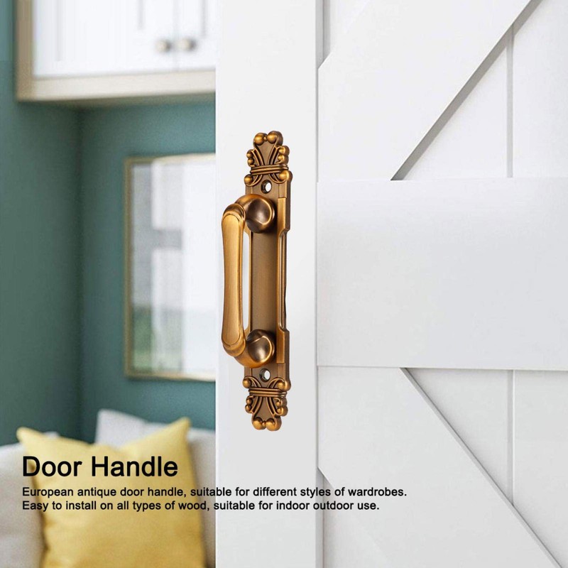 2Pcs/Set European Style Antique Zinc Alloy Hardware Kitchen Bathroom Cabinet