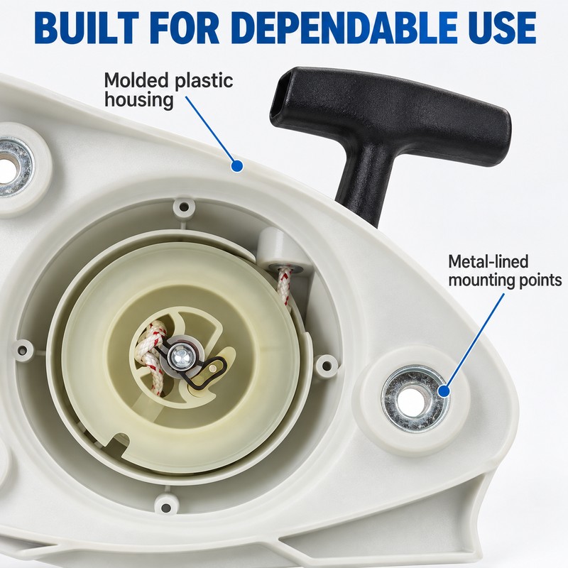 4238-190-0300 Recoil Starter with 2m Spare Pull Cord for TS410