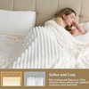 VANJOROY Fleece Fluffy Blanket Large Throw for Sofa and Bed,