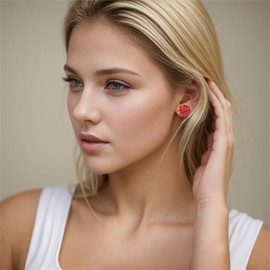 Volleyball Basketball Baseball Sport Earrings for Women Mom Sport Ball Stud Earrings Cute Stylish Gold Stud Earrings for Sport Players Lovers Fans Valentines Day Jewelry (Basketball Gold)