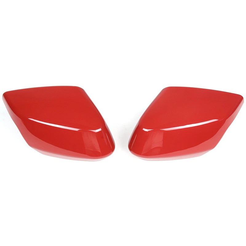 auguisy-motortrim Fit For Corvette C8 2020-up Red ABS Rear View