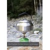 LAMBDA COFFEE® Kettle 1 Litre Stainless Steel | For Camping