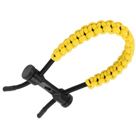 Evonecy Bow Hand Sling for Archery, 3 Core Bow Hand Sling for Training (Yellow)
