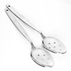 BNAZIND 8 Inch Kunz Perforated Small Spoons Set of 2