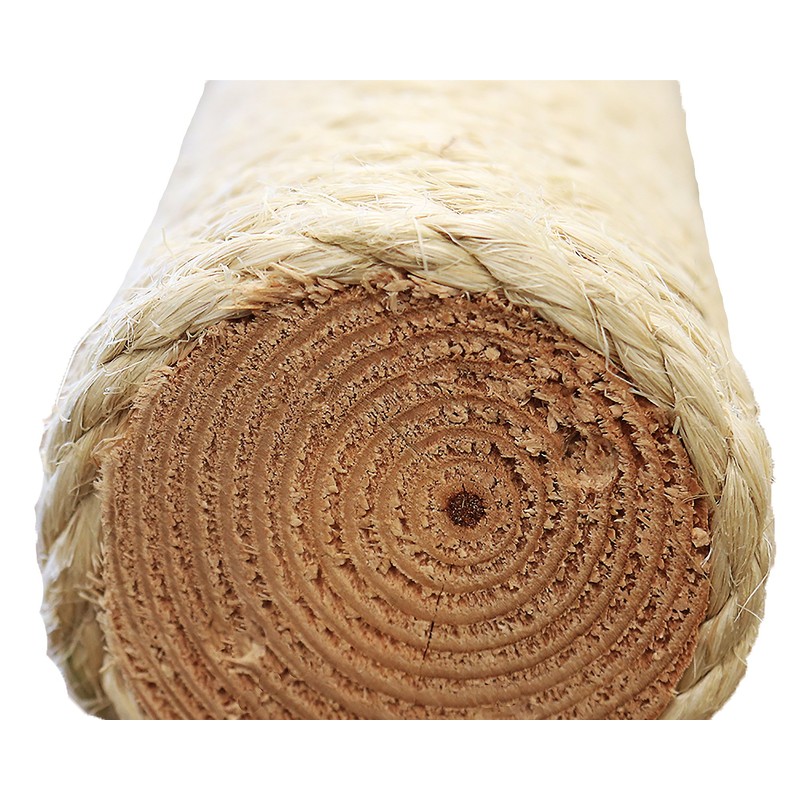 New Cat Condos Solid Wood Cat Scratching Post, Gray Speckled