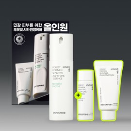 innisfree 이니스프리 포레스트 센서티브 올인원 에센스 100ml 기획(+에센스 25ml+폼30g)