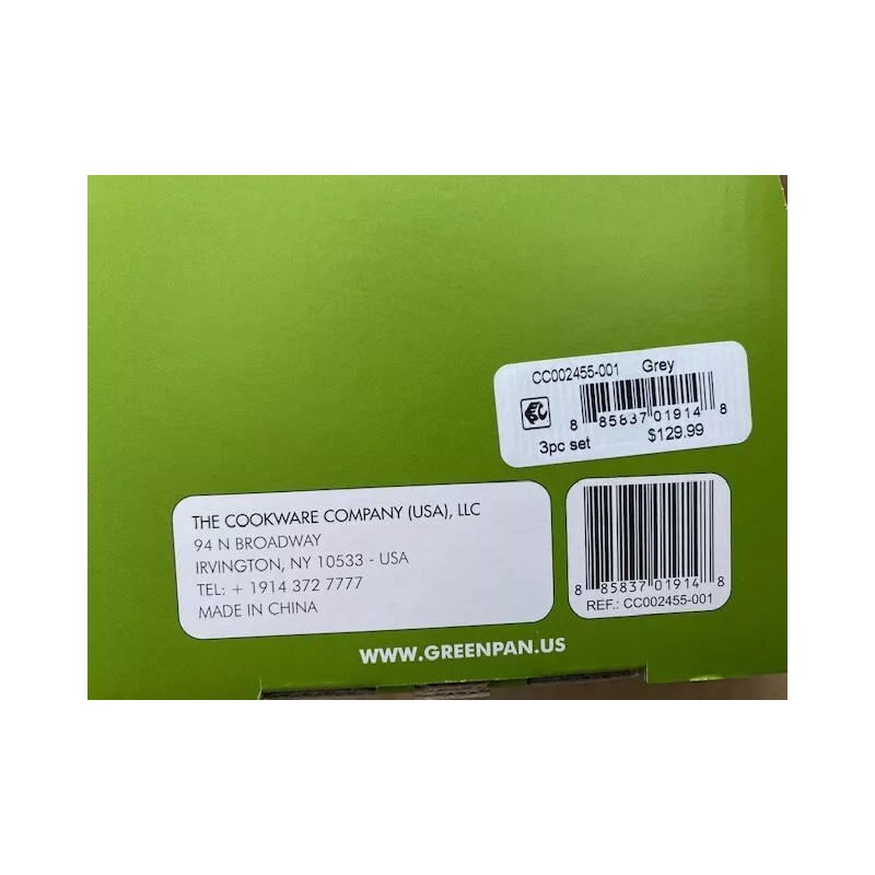 Green Pan Inc The Original GreenPan Special Edition 3 PC