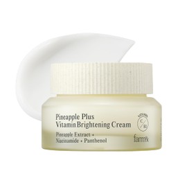 Farm Rx Pineapple Plus Vitamin Cream (1.7fl oz) - Fade Dark Spots for Even Skin Tone. Korean Skin Care Moisturizer. Niacinamide, Vitamin C Derivative, AHA. Vegan.