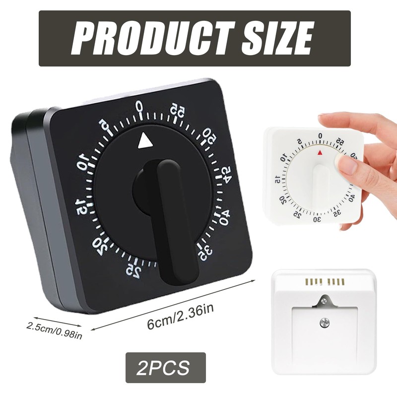 Short-Term Countdown Timer, 60-Minute Kitchen Timer, kitchen timers for cooking,