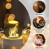 XIANNVXI 3D Giraffe Crystal Ball Light Giraffe Paperweight Giraffe Gifts
