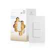 Swokely Matter WiFi Smart Light Switches, Netural Wire Required, 2.4GHz