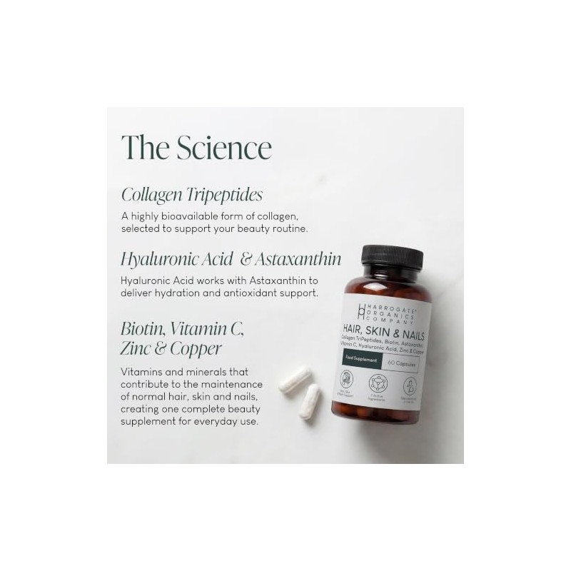Hair, Skin & Nails Capsules | 7-in-1 Marine Collagen Beauty