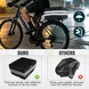 RAYMACE Bike Basket Rear with Reflective Waterproof Cover and Cargo
