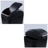 Jandson 14 L Slim Kitchen Garbage Can with Lid, Black