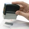 LIME SHOP Self Inking Data Protection Rubber Stamp - Rectangular,
