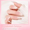 Virellay 288 Pieces Gradient False Nails for Sticking Kit -