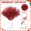 Craftsatin Christmas Glitter Curly Tree Picks Wispy Willow Stem Glittered