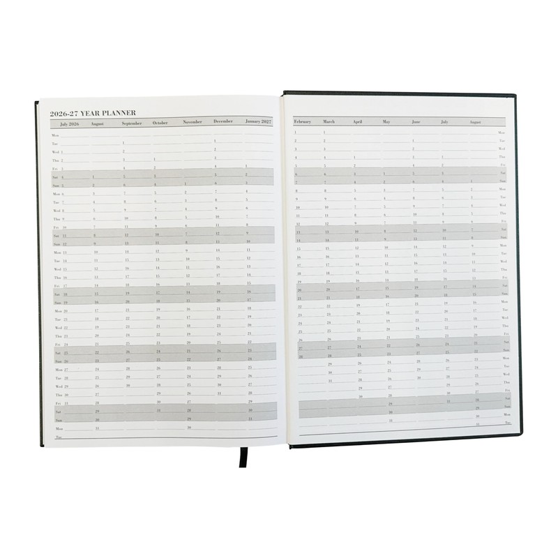 2025-2026 Academic Diary A5 Day a Page Appointment Mid Year