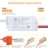 Karyoosi LED Power Supply 12V LED Driver 12W 1A 110V