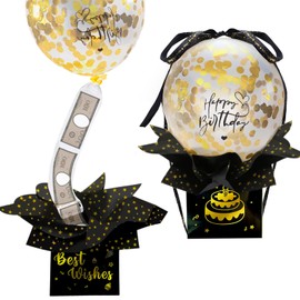 Birthday Money Pull Box Decorations, Funny Happy Birthday Money Box Surprise Set Celebration, Delicate for Cash Gift Women Men Lovers Girlfriend Wife (Style 1)