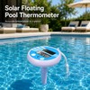Solar Floating Pool Thermometer for Swimming – Waterproof LCD Temperature