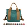W&C Women's Tote Bag, Divider, Zippered, Small, 2-Way Mini Canvas,