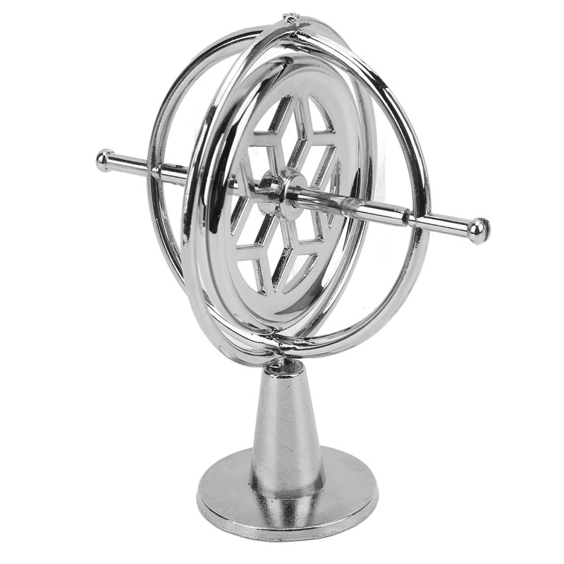 Metal Gyroscope Anti Gravity Rotating Top Gyroscope Balance Toy Educational