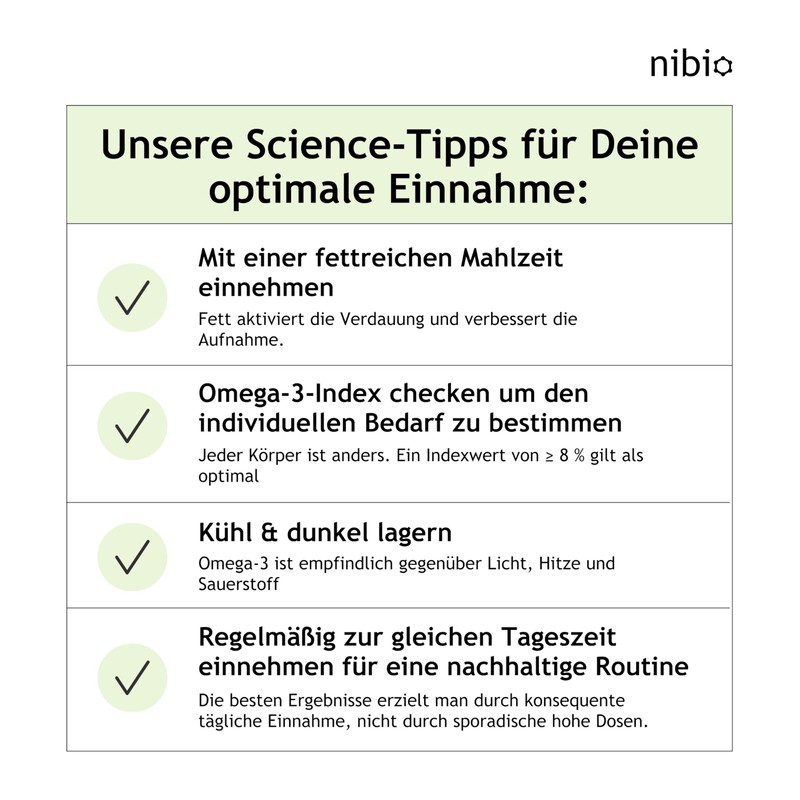 Nibio Omega 3 Vegan | High Dose Vegan Omega-3 Made