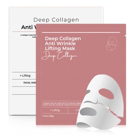GNJOY GNJOY Collagen Face Mask Deep Anti Wrinkle Lifting Hydrating Overnight Masks 38g x 4ea, Tightening, Moisturizing, Pore Minimizing, Skin Care Mask