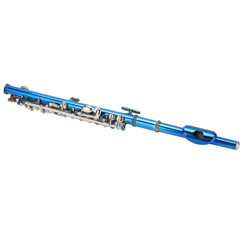 Piccolo Flute Cupronickel Blue +E Key French 6 Holes Piccolos