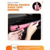 Savadicar 3-Piece Pink Windshield & Rear Wiper Trim Set for