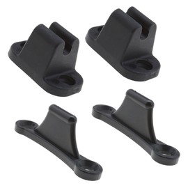 OTOTEC 2 x Türhalter-Set, T-Form, Türstopper, Halter-Set, schwarzer Kunststoff, für Wohnmobil, Wohnmobil, Wohnwagen, Wohnmobil