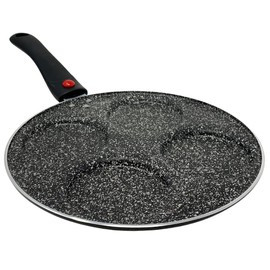 NAMAI - non-stick pan for pancakes - for eggs- removable handle - die-cast aluminium - 23 cm diameter