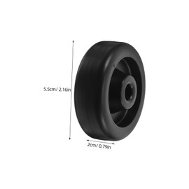 Ciieeo 4pcs Gym Replacement Pulley Wheels for Treadmill and Bike Rollers for Easy Movement Home Gyms and Sports Equipment