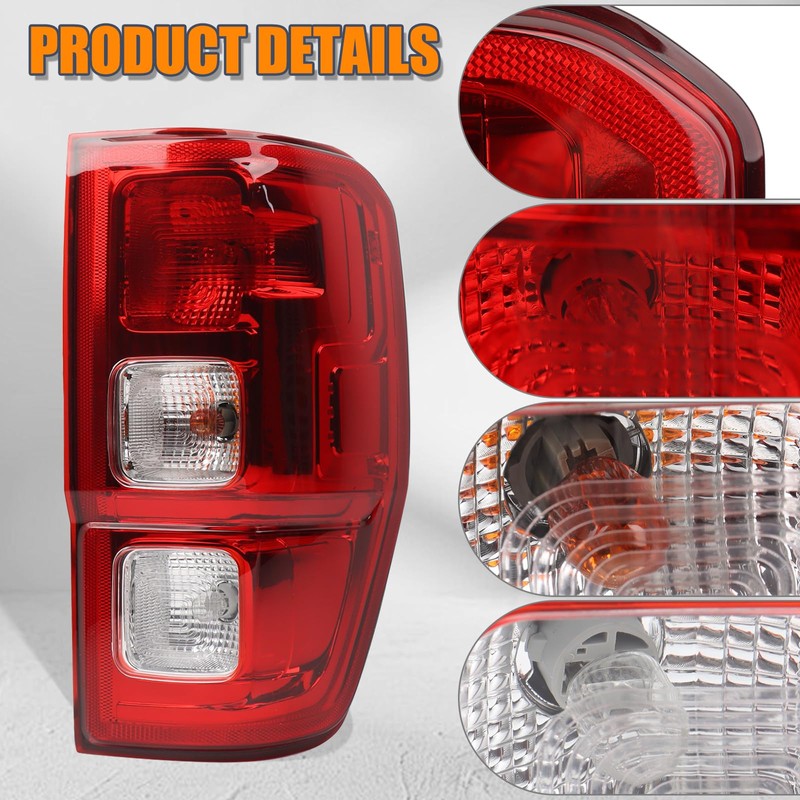 YEQSHNG Halogen Tail Light Assembly Compatible With 2019-2022 Ford Ranger