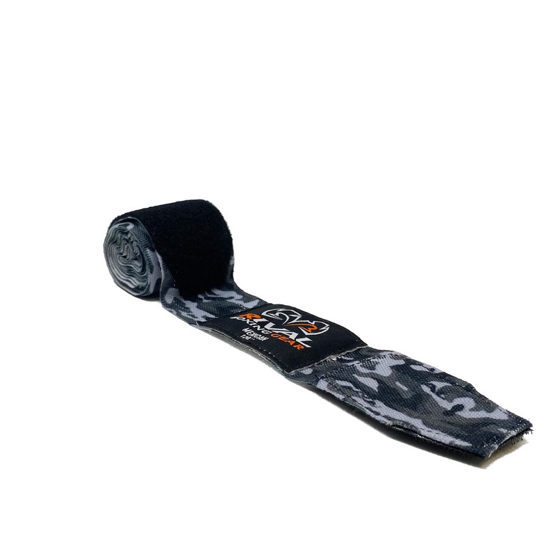 RIVAL Boxing Mexican Style Camo Handwraps - 180" - Gray
