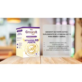 Growvit Forte Gotas Suplemento Vitamina 6ml
