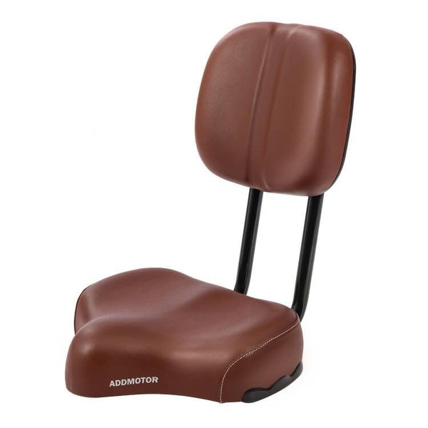 Addmotor Extra Wide Bike Seat with Backrest, Comfortable Electric Tricycle