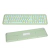Keyboard Mouse Combo 2.4G Retro Multi Color Mute Cover Wireless