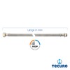Reinforced Hose DN 13-1/2 ÜWM x 1/2 Male x 1500