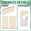 Weysat 8 Pcs 1" x 2-1/4" Door Edge Hole Filler