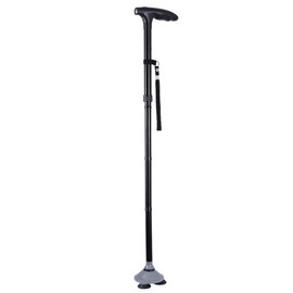 Gima 43045 Stick with Suction Cups and LED Light, Black