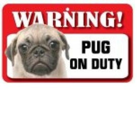 Pug Pet Sign