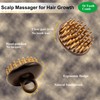 OMTRS Wooden Scalp Massager 3 Set, Sandalwood Head Massage Comb