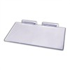 STORE FIXTURES DIRECT Large Clear Acrylic Slatwall Shoe Shelf, 6"