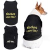 Parisian Pet Dog T-Shirt with Embroidered “ B*tches Love Me
